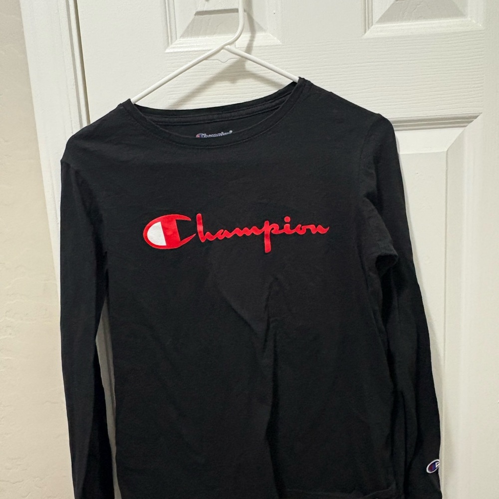 Champion Black Athletic Long Sleeve